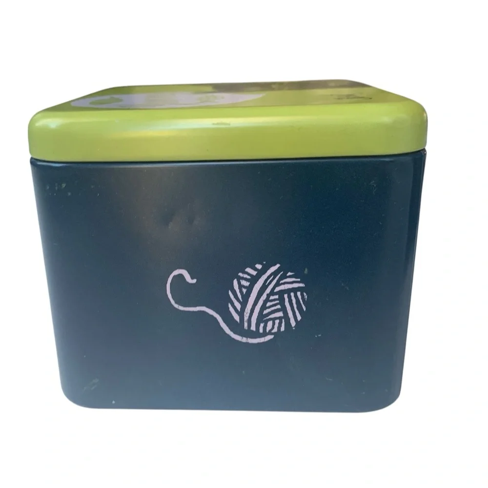 FOSSIL Yummy Black Cat Blue & Green Metal Watch Box Watches Jewelry Gift Box